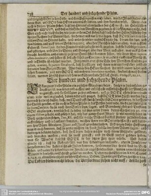 Der hundert und sechzehende Psalm