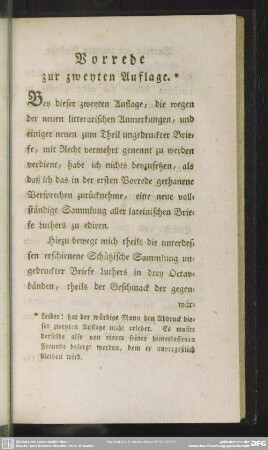 Vorrede zur zweyten Auflage