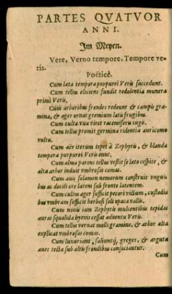 Partes Quatuor Anni.