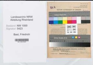 Entnazifizierung Friedrich Bast, geb. 04.10.1897 (Brandmeister)