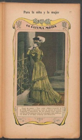 Para la niña y la mujer - La última moda [Dibujo]