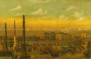 Einzug der deutschen Truppen in Paris am 1. März 1871