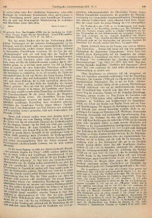 449-451 [Rezension] Kupisch, Karl, Der deutsche CVJM
