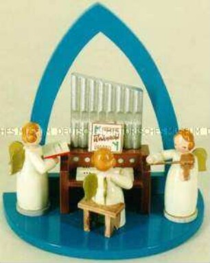 Weihnachtsschmuck (musizierende Engel, mit Verpackung)