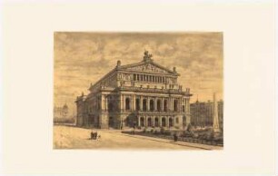 Theater-Entwürfe: Theater: Perspektivische Ansicht