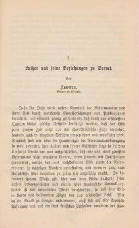 479-498 Luther und seine Beziehungen zu Servet
