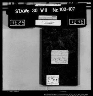 Zivilstandsregister Barum mit Cramme (Kanton Wolfenbüttel)