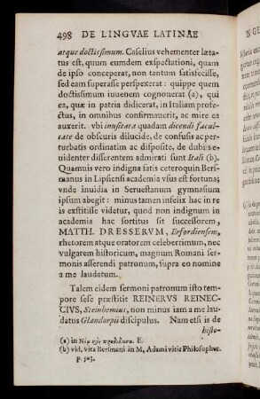 498-509, Talem eidem sermoni patronum isto ...