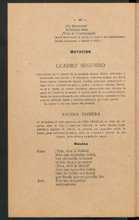 Cuadro segundo