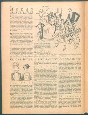 El carácter y los rasgos fisonómicos