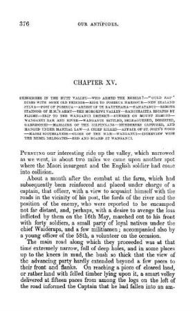 CHAPTER XV. - Skrirmishes in the Hutt Valley - Who armed the Rebels?