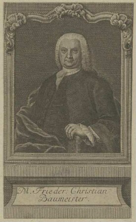 Bildnis des Frieder. Christian Baumeister