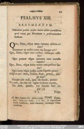 Psalmus XIII.