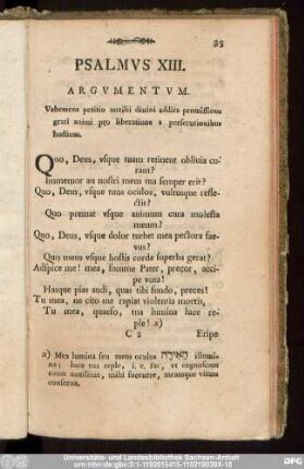 Psalmus XIII.