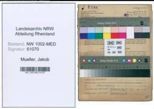 Entnazifizierung Jakob Mueller , geb. 22.10.1893 (Arzt)