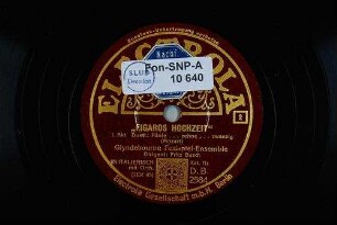 "Figaros Hochzeit" : 1. Akt, Duett: Fünfe... zehne... zwanzig / (Mozart)