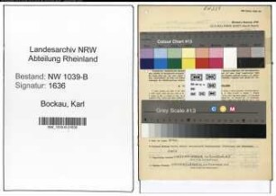 Entnazifizierung Karl Bockau , geb. 17.08.1900 (Lehrerin)