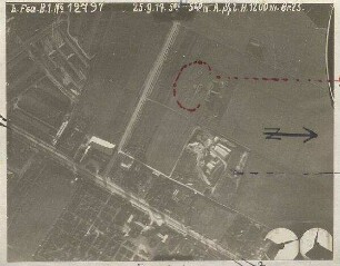 Flakbatterie bei Bahnhof Schwabing (1200 m)
