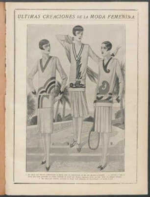 Últimas creaciones de la moda femenina