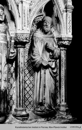 Altarpolyptychon : rechte Seitentabernakel : Heiliger Antonius