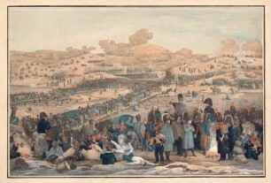 "Übergang über die Beresina, wobei die badische Brigade den Rückzug deckte, 28. November 1812."