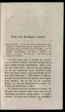 Neun und dreissigstes Capitel.