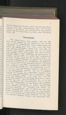 Thrombose.
