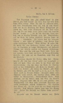 Berlin, den 5. Februar [1902]