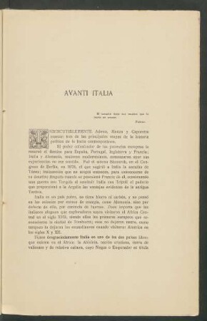 Avanti Italia