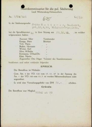 Mutterer, Fritz