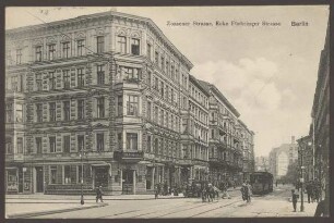 Ansichtskarte „Zossener Strasse, Ecke Fürbringer Strasse“