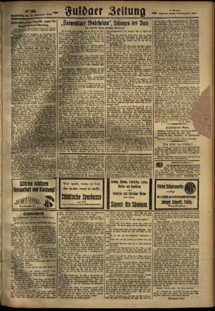 Zweite Ausgabe vom Donnerstag, den 15. November 1928.