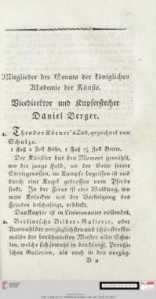 Mitglieder des Senats der königlichen Akademie der Künstler