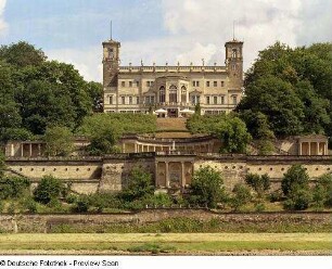 Dresden-Loschwitz, Bautzner Straße 130. Schloß Albrechtsberg (1850-1854; A. Lohse)