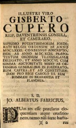 Praefationes et epistolae 120 ...