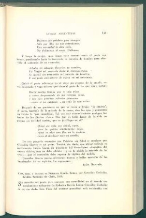 Vida, obra y muerte de Federico García Lorca, por González Carbalho