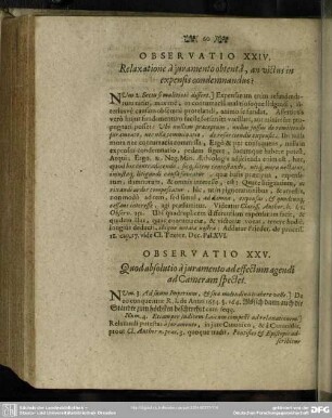 Observatio XXV. Quod absolutio à juramento ad effectum agendi ad Cameram spectet