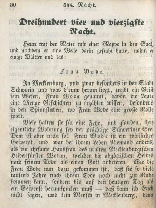 Dreihundert vier und vierzigste Nacht