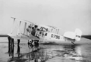 Verkehrsflugzeug, gebaut 1919, Seitenansicht : Technikgeschichte | Maschinenbau | Verkehrswesen | Luftfahrzeuge | Flugzeuge