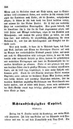 Rückreise.