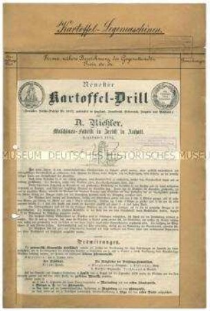 Kartoffel-Drillmaschine