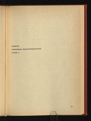 Lehrplan Erweiterter Russischunterricht Klasse 4