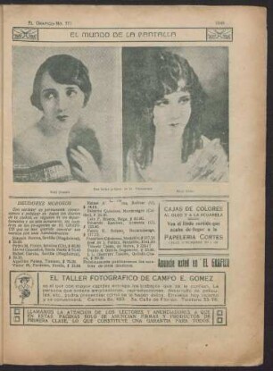Dos bellas artistas de la Paramount - [Fotografías]
