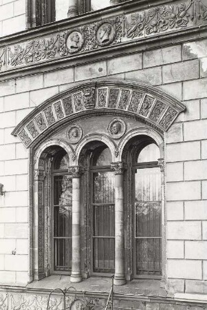 Schweriner Schloss, Fenster an der Gartenfront des Ostflügels
