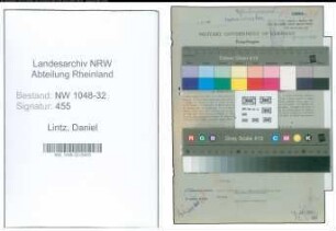 Entnazifizierung Daniel Lintz , geb. 22.07.1897 (Beamter)