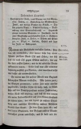 Zehendes Kapitel