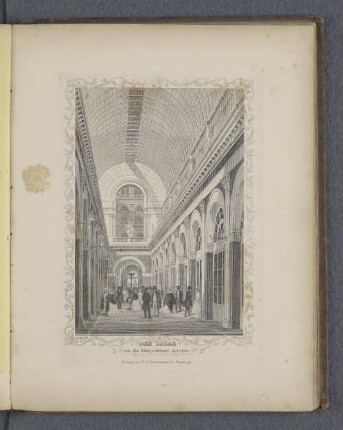 Der Bazar von der Königsstrasse gesehen.