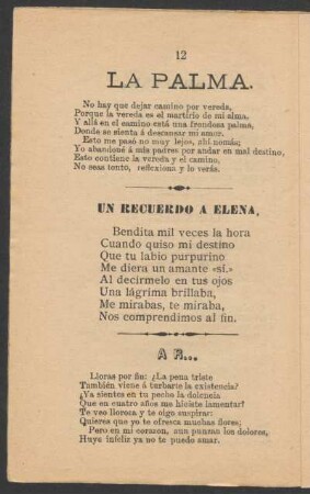 La palma.