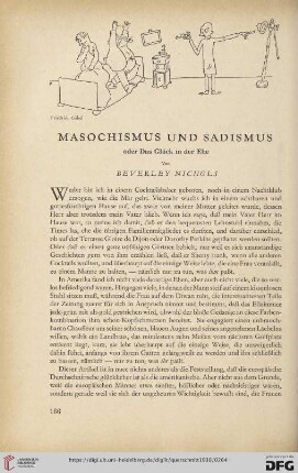 10: Masochismus und Sadismus : oder Das Glück in der Ehe