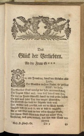 Das Glück der Verliebten.